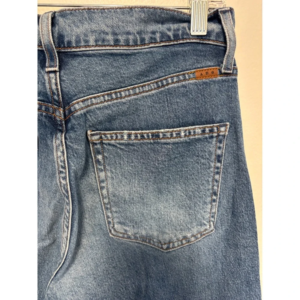 AYR The Secret Sauce High Rise Wide Leg Jeans Medium Wash Blue Size 27S